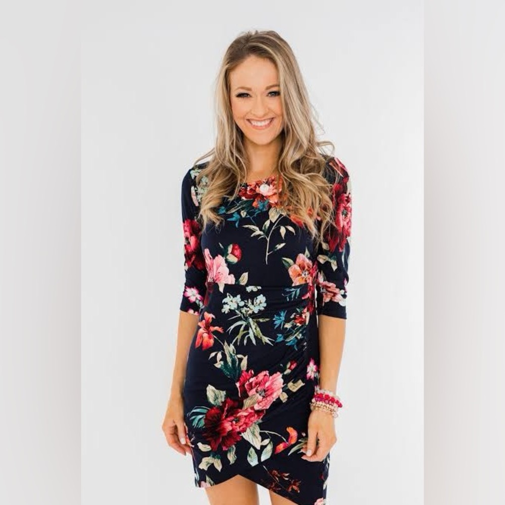 Floral Navy Women's dress